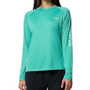 Columbia Tidal Tee II Shirt Women's SMALL Long Sleeve UPF 50 Omni-Shade NEW